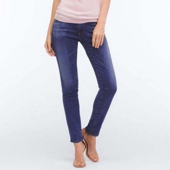 AG Adriano Goldschmied The Stilt Cigarette Blue Jeans | Size 28 - Picture 14 of 14